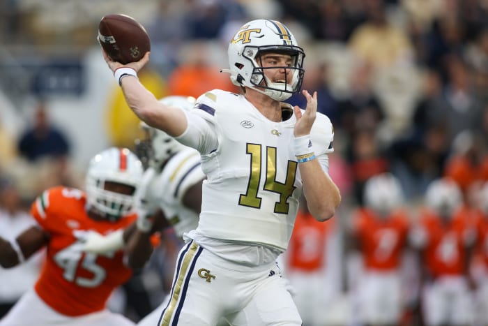 Georgia Tech quarterback Zach Pyron